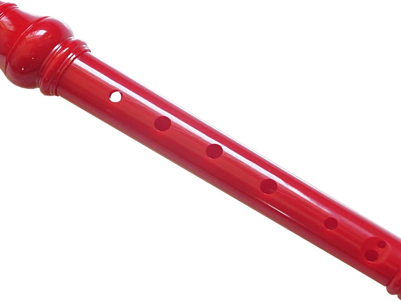 Farcaya 2-Piece Soprano Recorder Instrument for Beginners German Style C Key 8 Hole Descant with Clean Rods 2 Storage Cases (Red+White) - Image 4